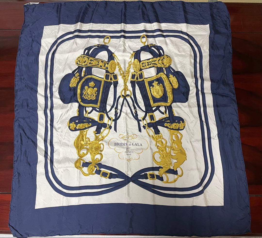 HERMES 大判スカーフ レトロ エルメス