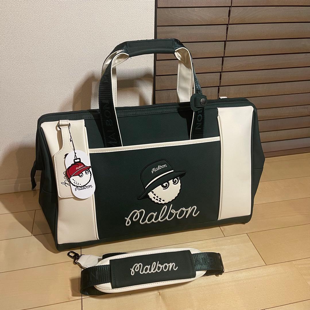 MALBON GOLF マルボンゴルフ ボストンバッグ ゴルフバッググリーン