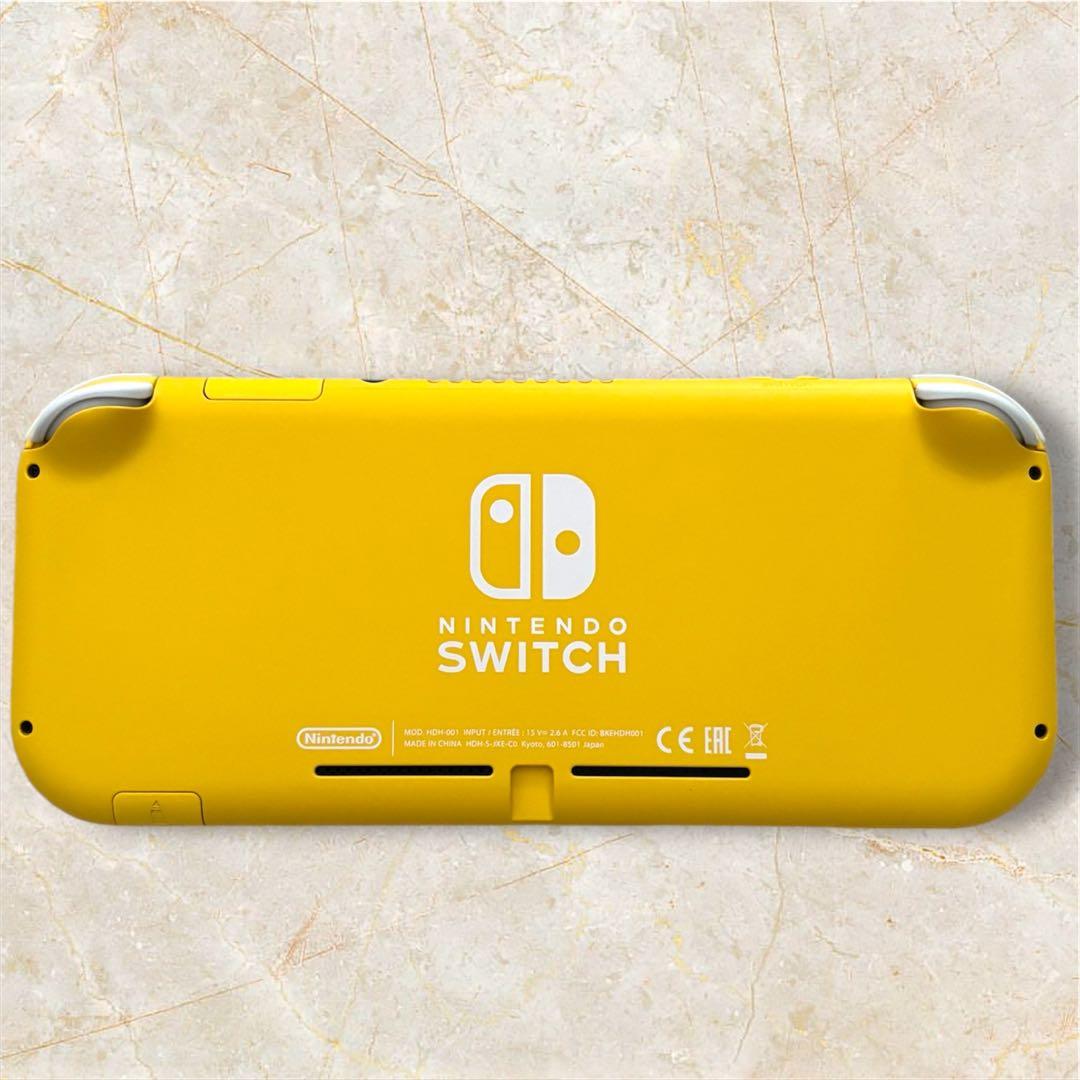 【suzu】　SwitchLite本体　イエロー　充電器 ケース付き