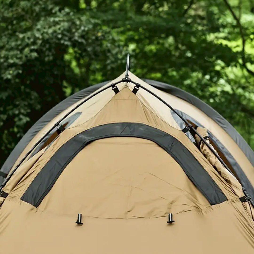 新品 激レア ソロ ドームテント 薪ストーブ 煙突穴 キャンプ アウトドア
