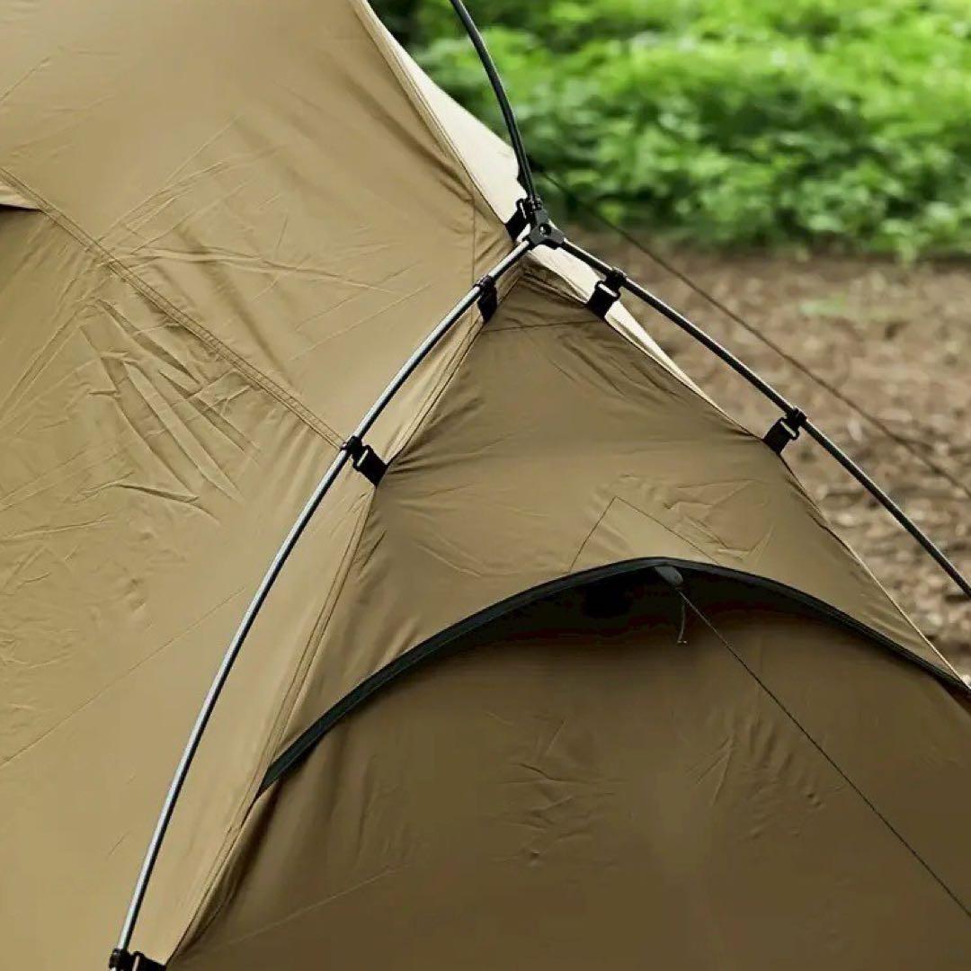 新品 激レア ソロ ドームテント 薪ストーブ 煙突穴 キャンプ アウトドア