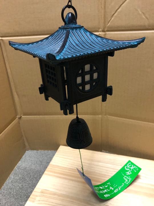 南部鉄製　風鈴　閣　屋形型　特大