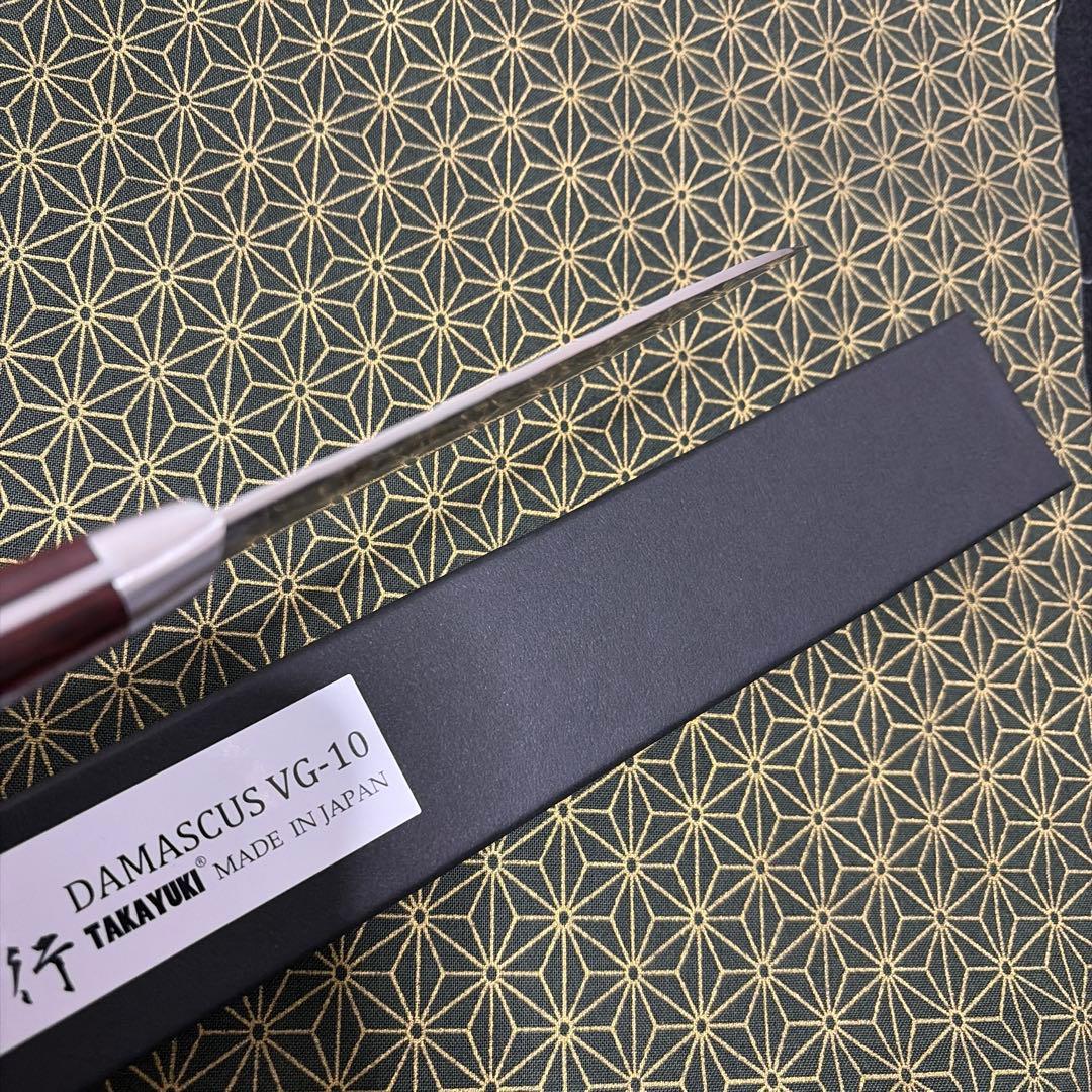 堺 孝行 33層 槌目 ダマスカス VG10 ペティナイフ 120mm