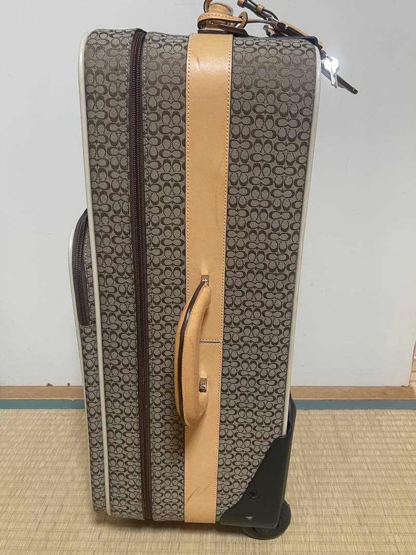【格安】 COACH キャリーケース　シグネチャー　F05421