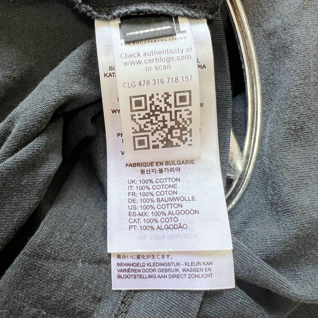 ★DIESEL Faded tank top with puffy Oval D