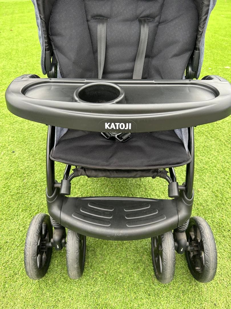 KATOJI カトージ 2人乗りベビーカー 二人でゴーDX 縦型