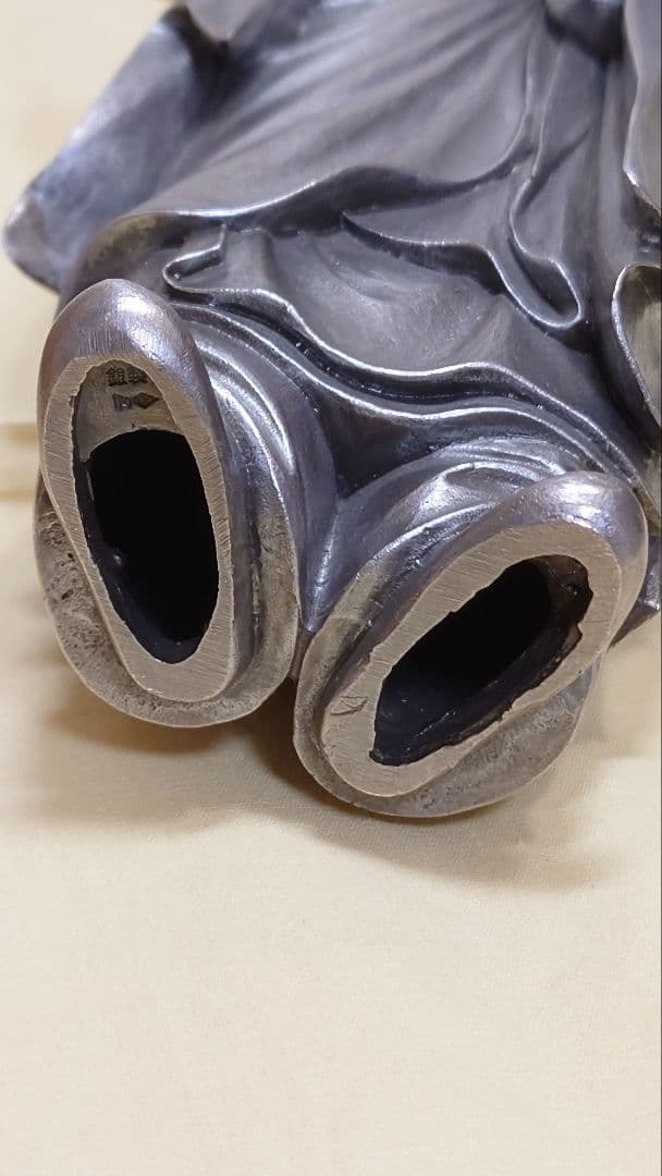 銀製　シルバー925 高村光雲刀　聖徳太子像　1043g