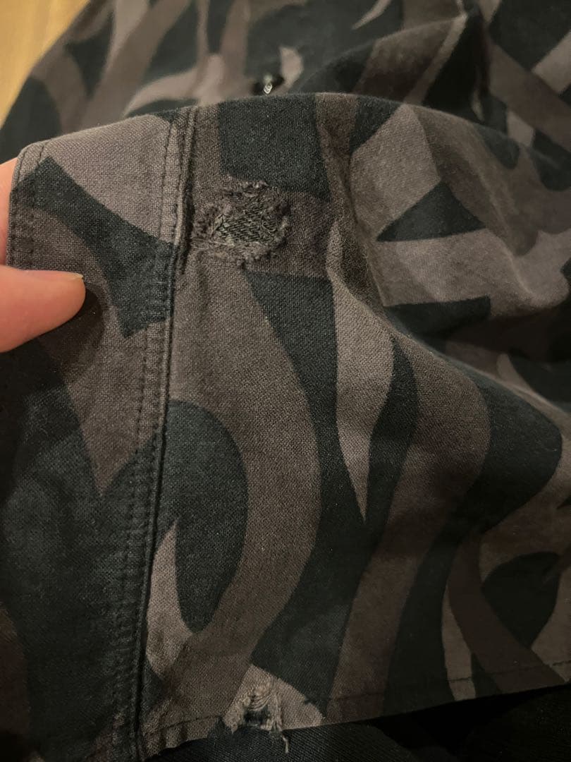 NUMBER (N)INE 04aw GIVE期 ハートトライバル 長袖シャツ