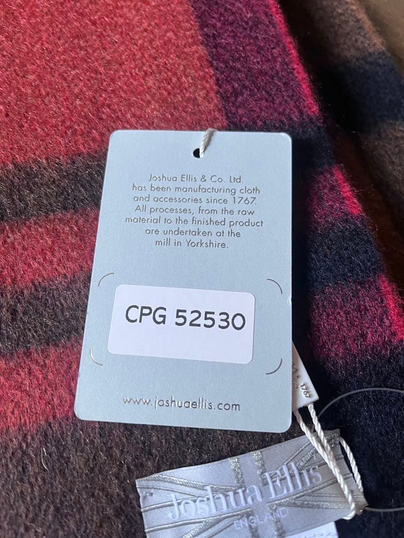 新品⭐︎ ジョシュアエリス ストール ヴェルメイユパーイエナ購入 レッド