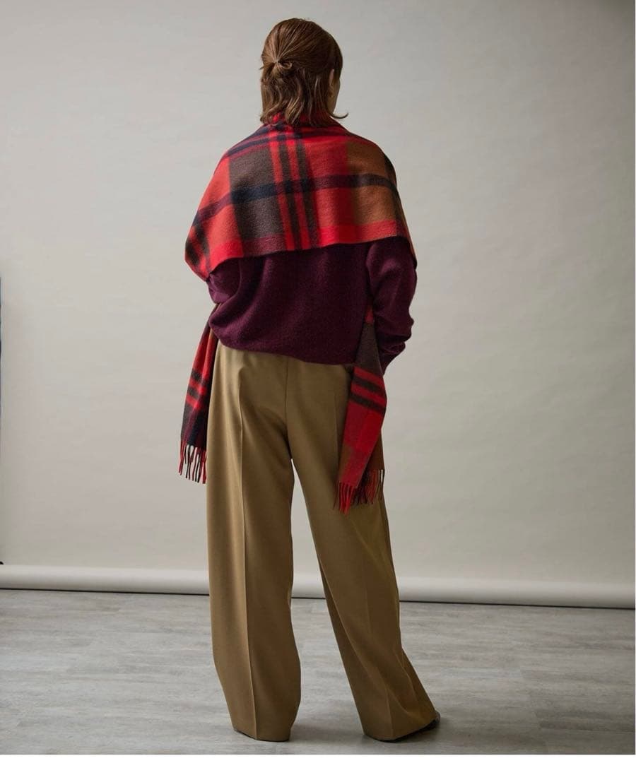 新品⭐︎ ジョシュアエリス ストール ヴェルメイユパーイエナ購入 レッド