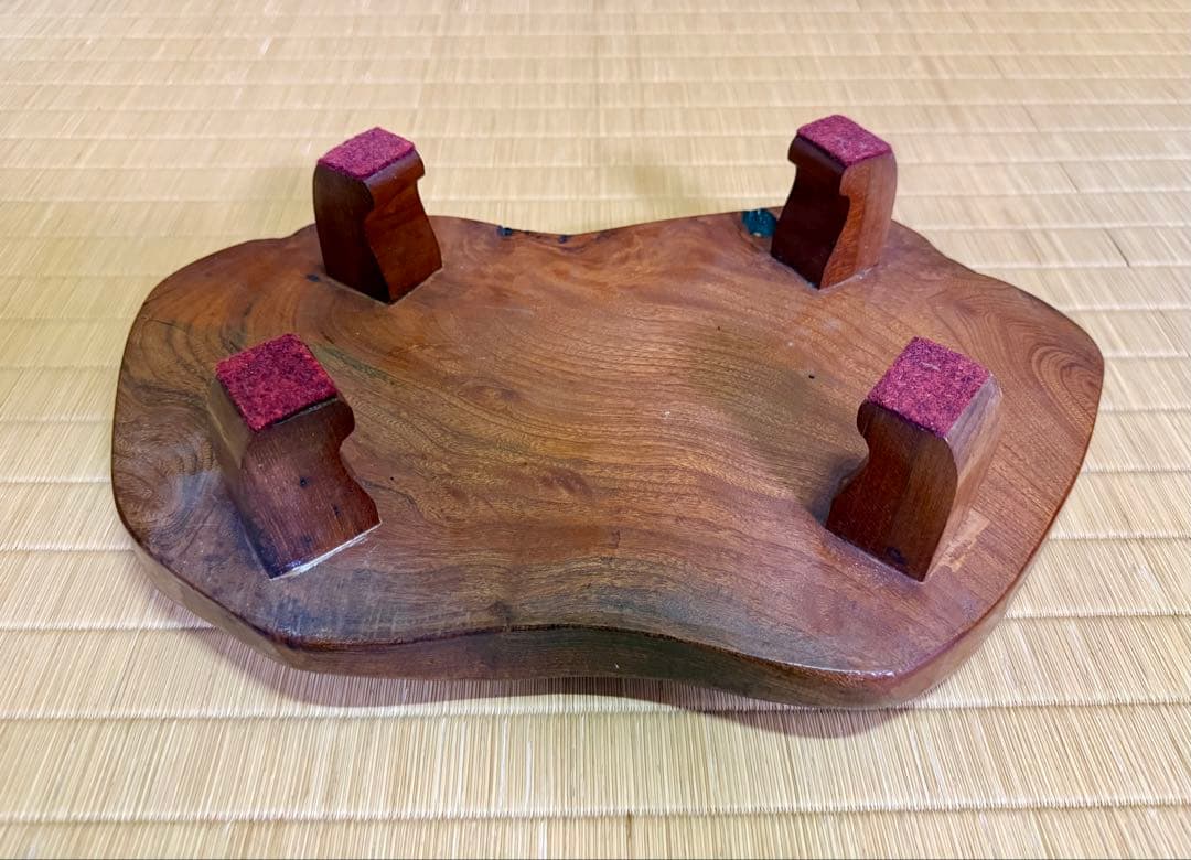 【最終値下】けやき一枚板② テーブル 座卓 台座 けやき 天然木 花台 欅