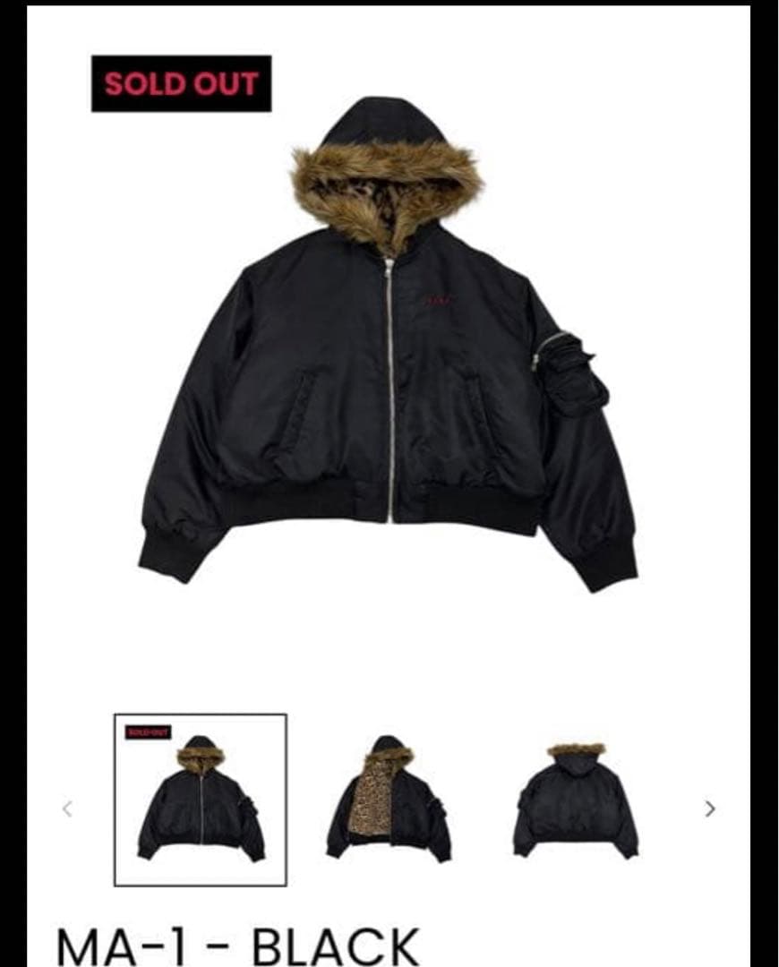 ジャケット・アウター 9/sprojectMA-1 - BLACK