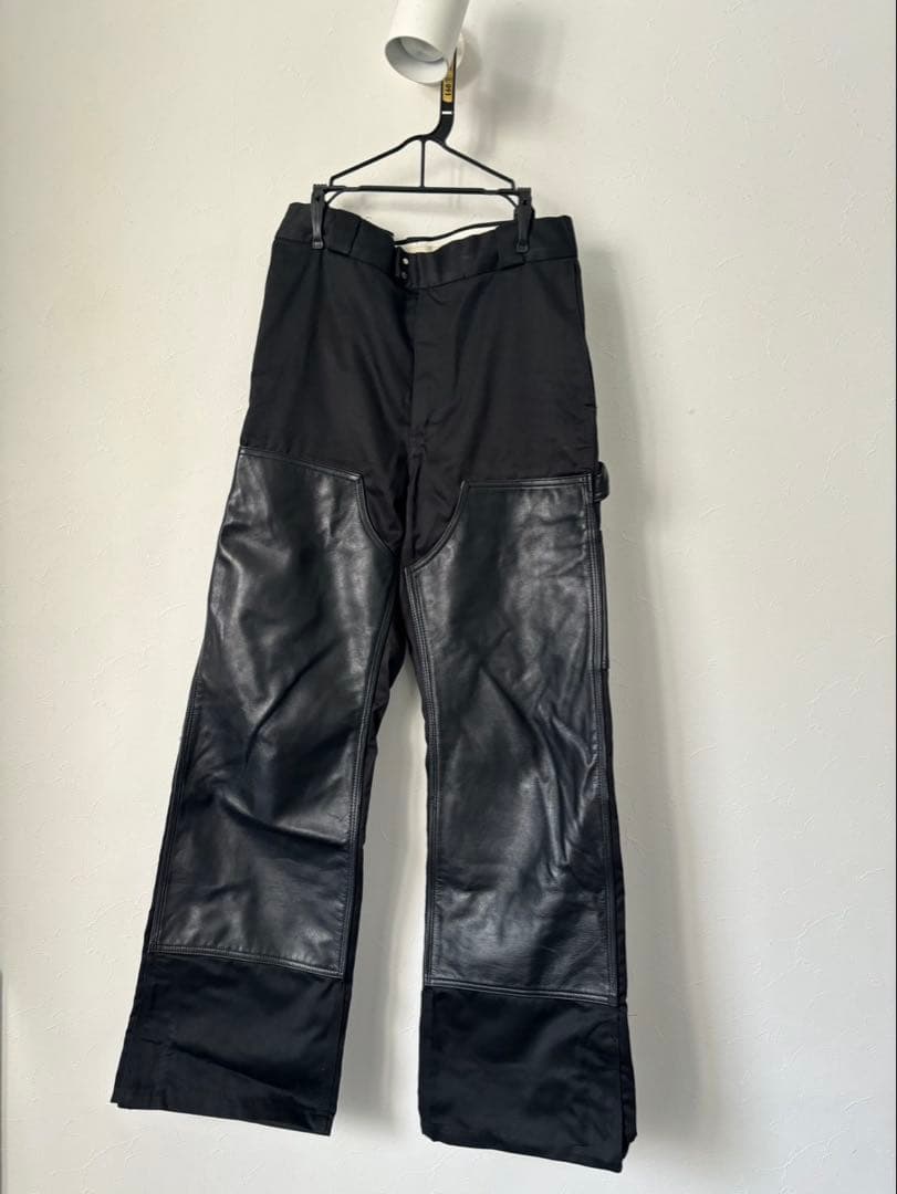 パンツ vujade LEATHER TROUSERS