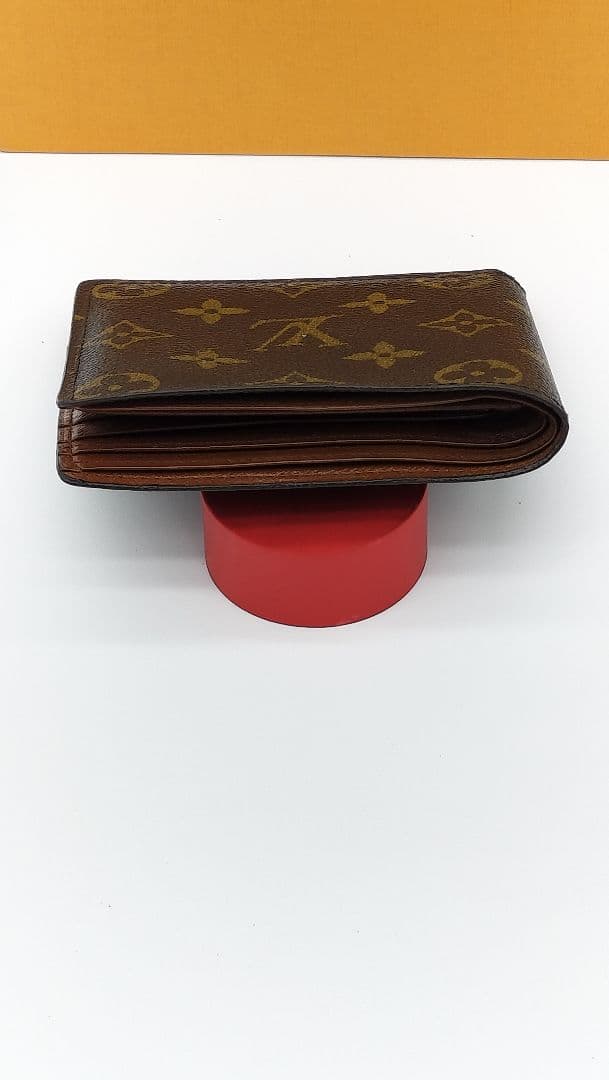 【美品】LOUIS VUITTON メンズモノグラム 二つ折り財布