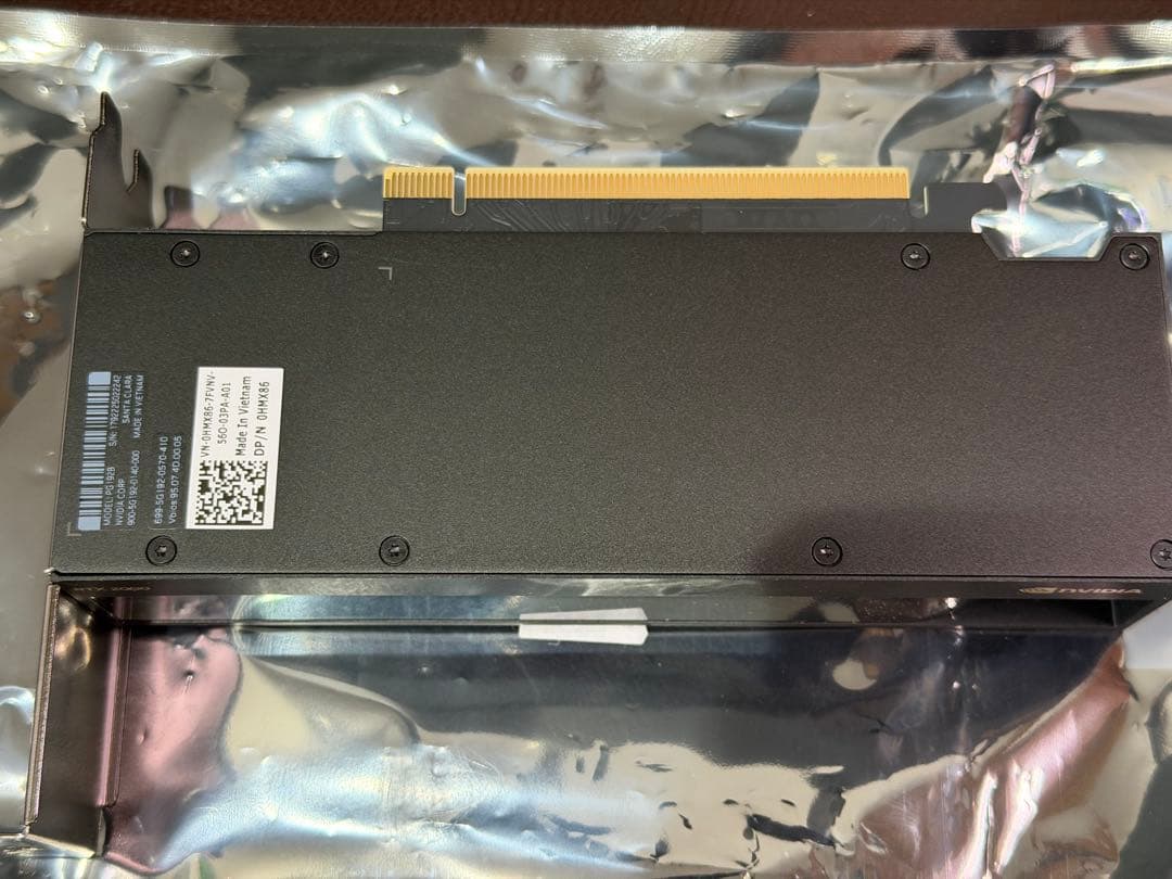 NVIDIA RTX2000 Ada GPUメモリ16GB No5