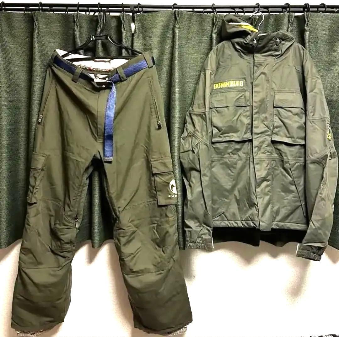 浅*行様 BURTON RONIN セットアップ　ミリタリーデザイン　オリーブグ