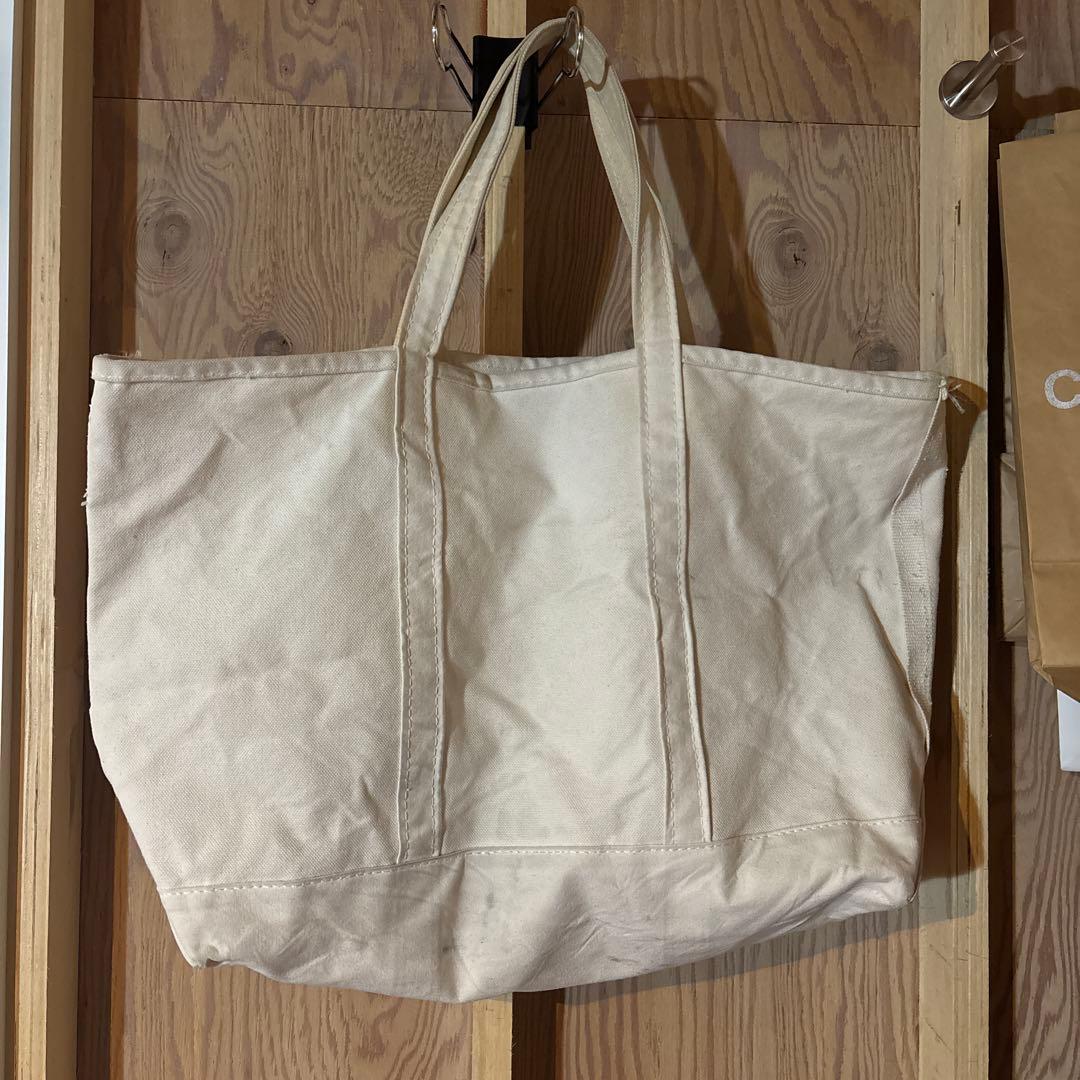 LL Bean トートバッグ 白　アイボリー