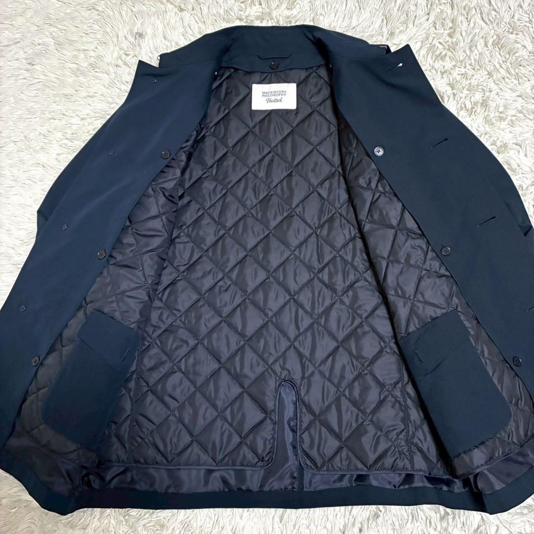 XL/現行⭐️マッキントッシュフィロソフィー TROTTER コート ライナー　紺