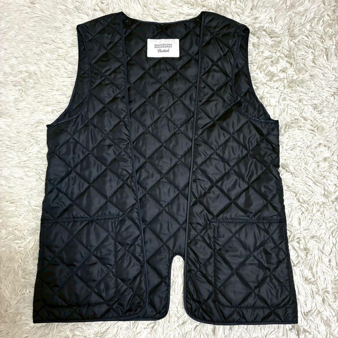 XL/現行⭐️マッキントッシュフィロソフィー TROTTER コート ライナー　紺