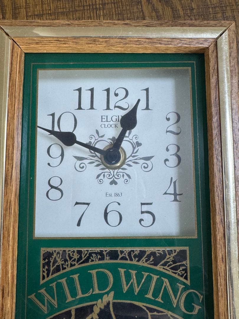 【値下げご相談可】ELGIN WILD WING 掛時計