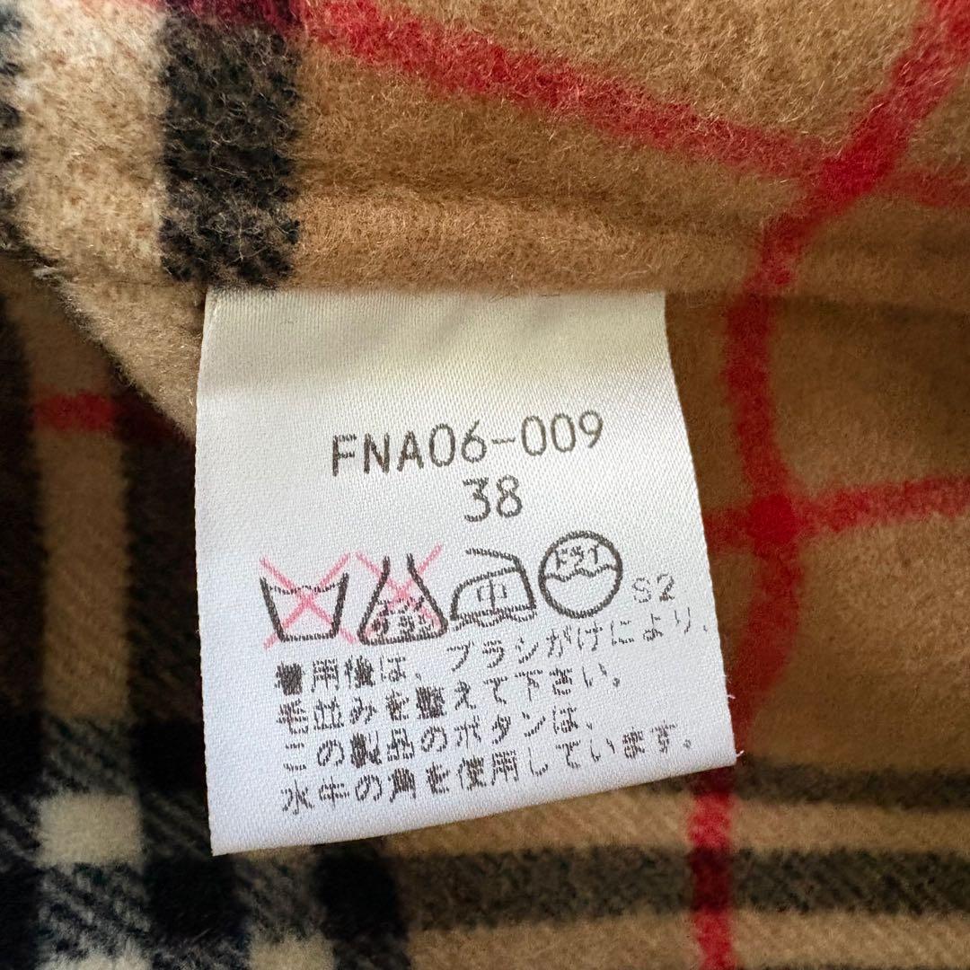 美品　バーバリーズ　チェスターコート　ノバチェック　カシミヤ M ベージュ