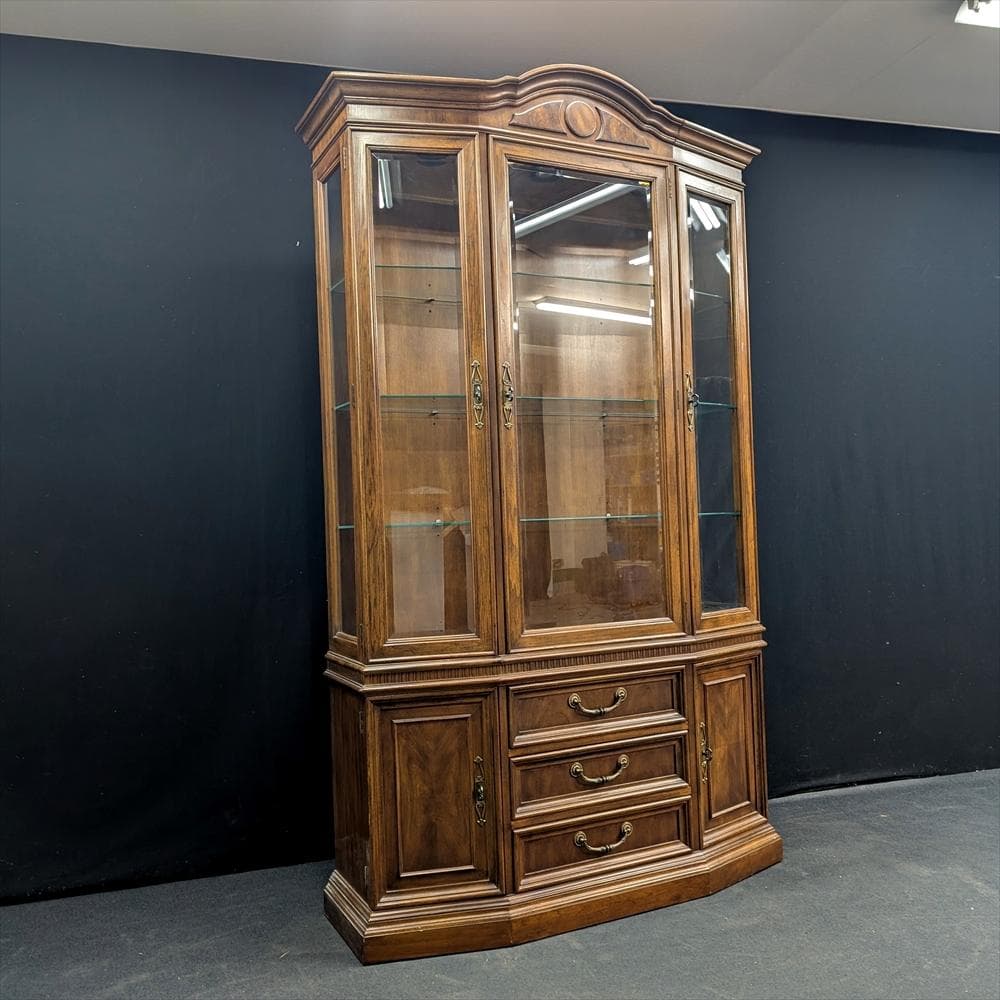 ドレクセルヘリテイジ　飾り棚　キャビネット　リビングボード　キュリオケース