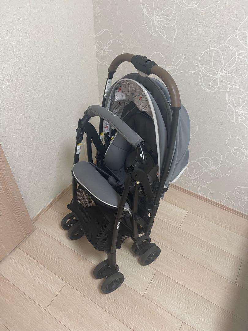 Aprica カルーンエアー ベビーカー グレー