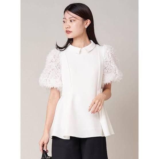 襟付きブラウス