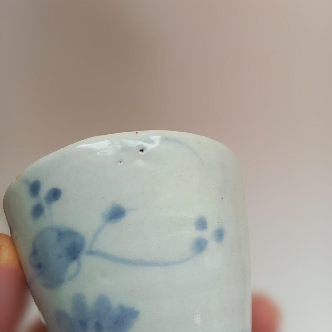 古伊万里　そば猪口　ソバ猪口　染め付け　古道具　アンティーク