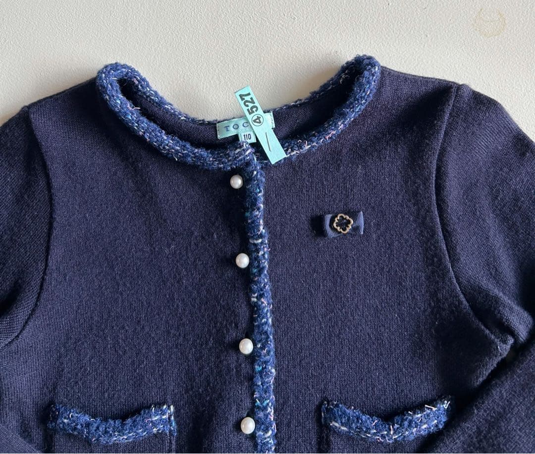 美品♡43600円TOCCAフォーマルワンピース♡カーディガン最終御値下げ