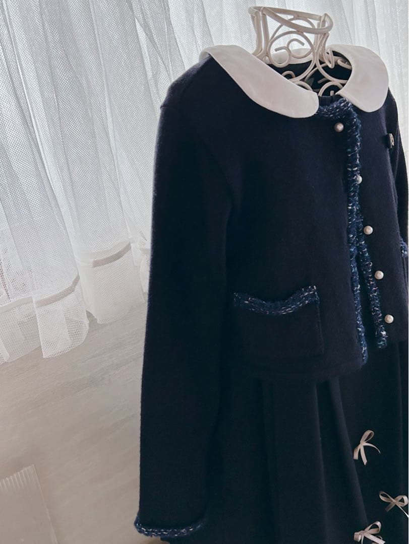 美品♡43600円TOCCAフォーマルワンピース♡カーディガン最終御値下げ