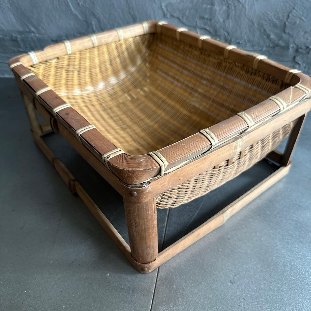 瞬間お値下げ❣️蔵出し　希少品　カゴ　洗い上げカゴなどに！おしゃれ！