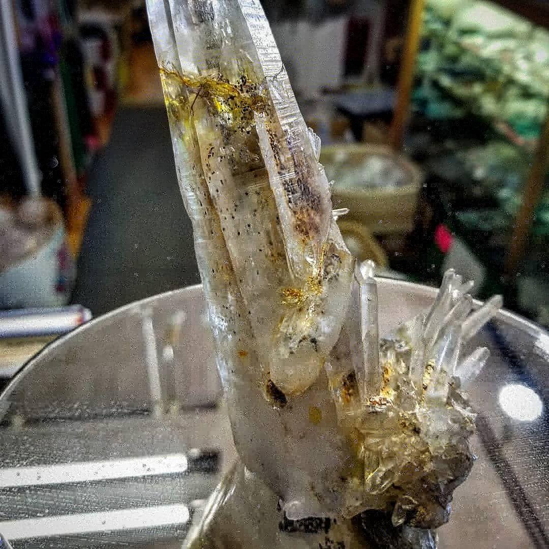 国産鉱物　山梨県　黒平鉱山産　水晶
