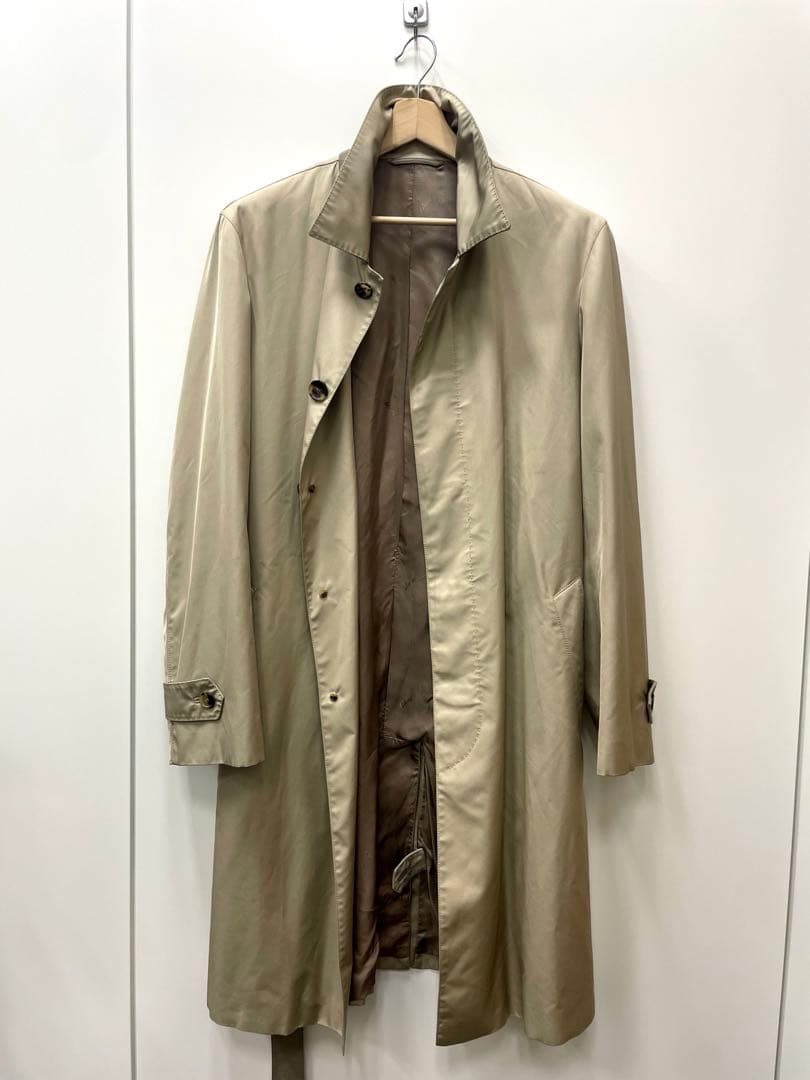 Brioni シルク100％★サイズ50 ブリオーニ トレンチコート シングル