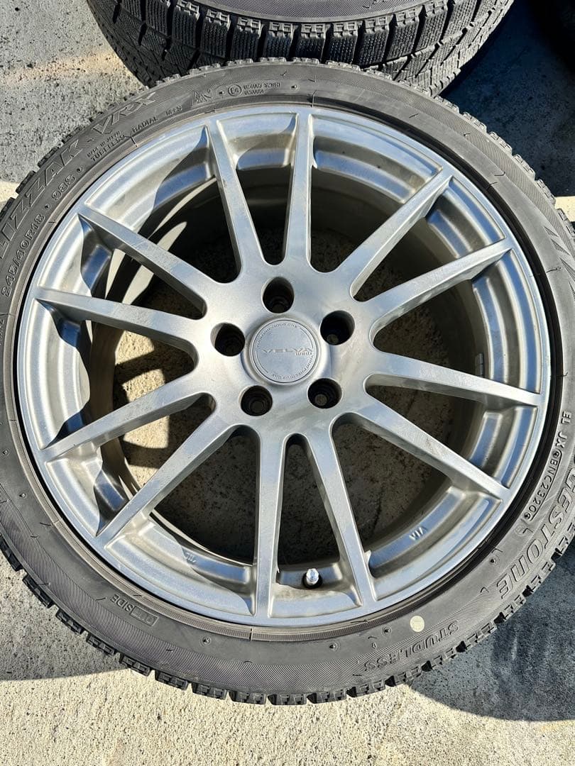 ホイール&スタッドレス Weds ブリヂストン VRX2 245/40R18
