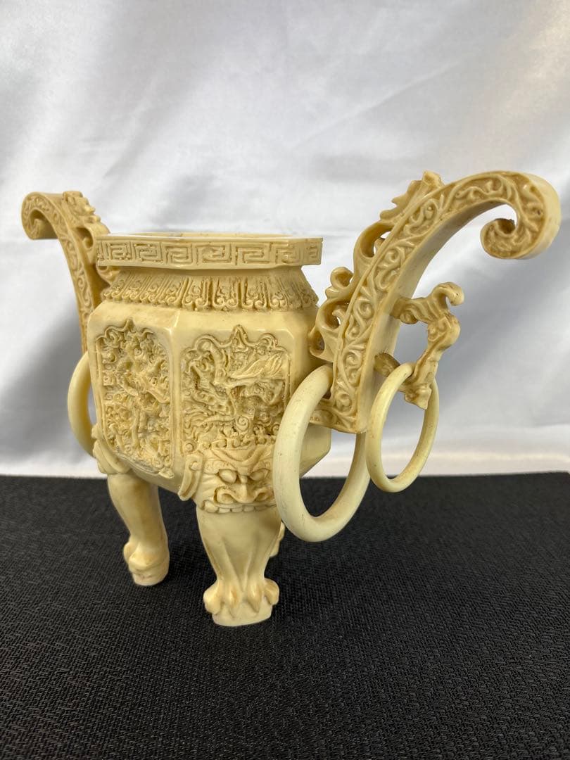大香炉 オブジェ 中国工芸品 389