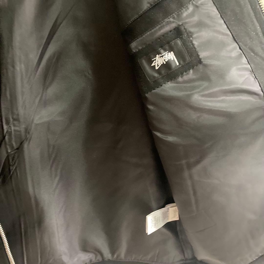 STUSSY Bing JACKET Suedeブラック テーラードジャケット