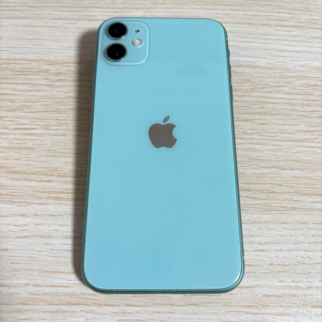iPhone11 128GB ミントグリーン 本体 箱あり