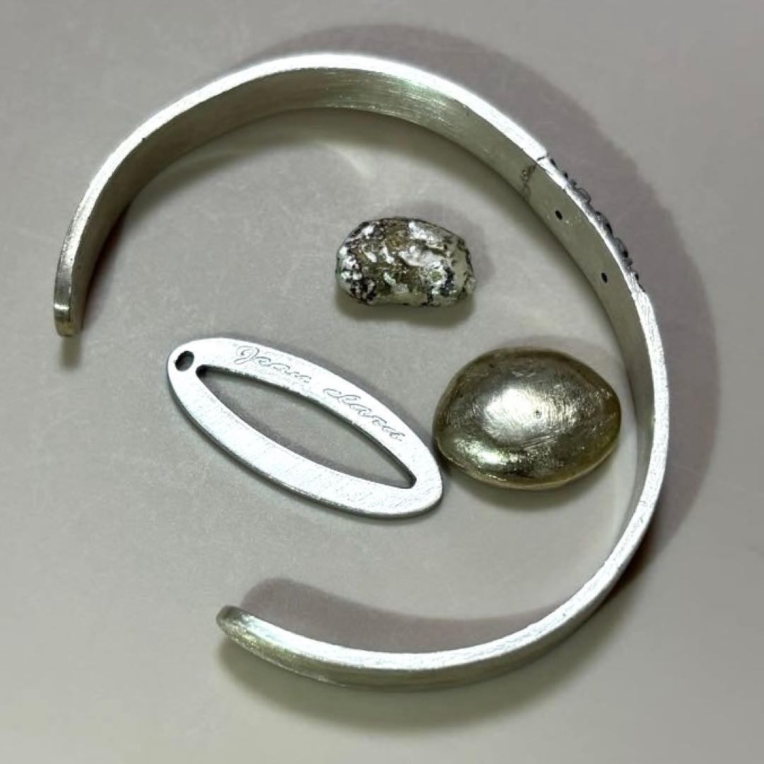 シルバー925 銀製品　バングル ジャンク品　インゴット　プレート　約33g