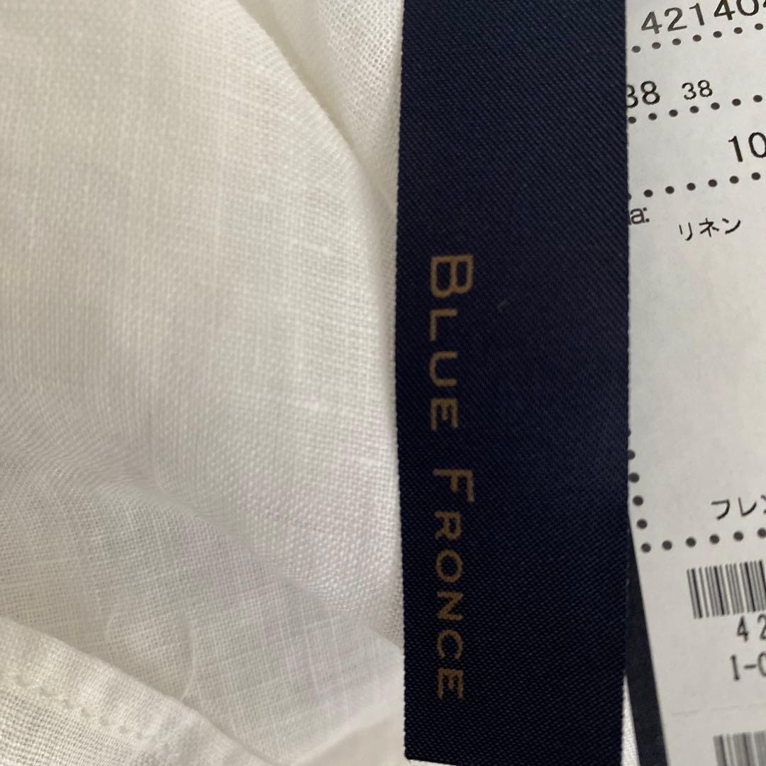 新品□BLUE FRONCE/ リネンブラウス