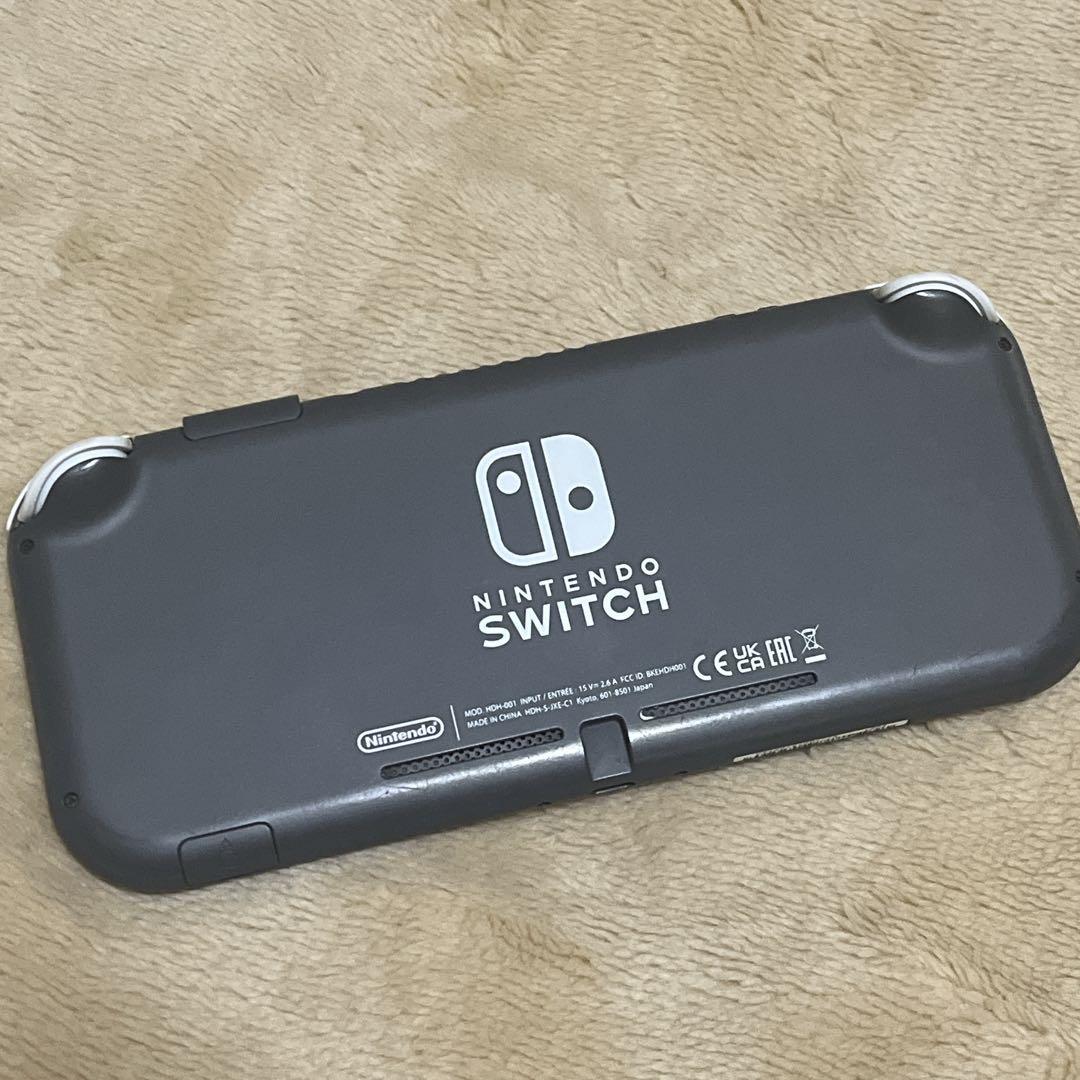Nintendo Switch Lite グレー 本体 充電器付き　動作確認済み