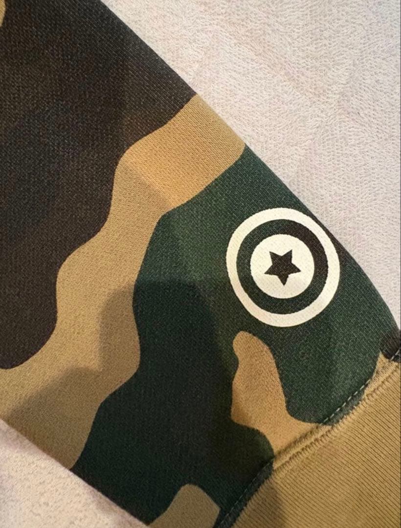 BAPE シャークパーカーフルジップパーカー　Bathing ape