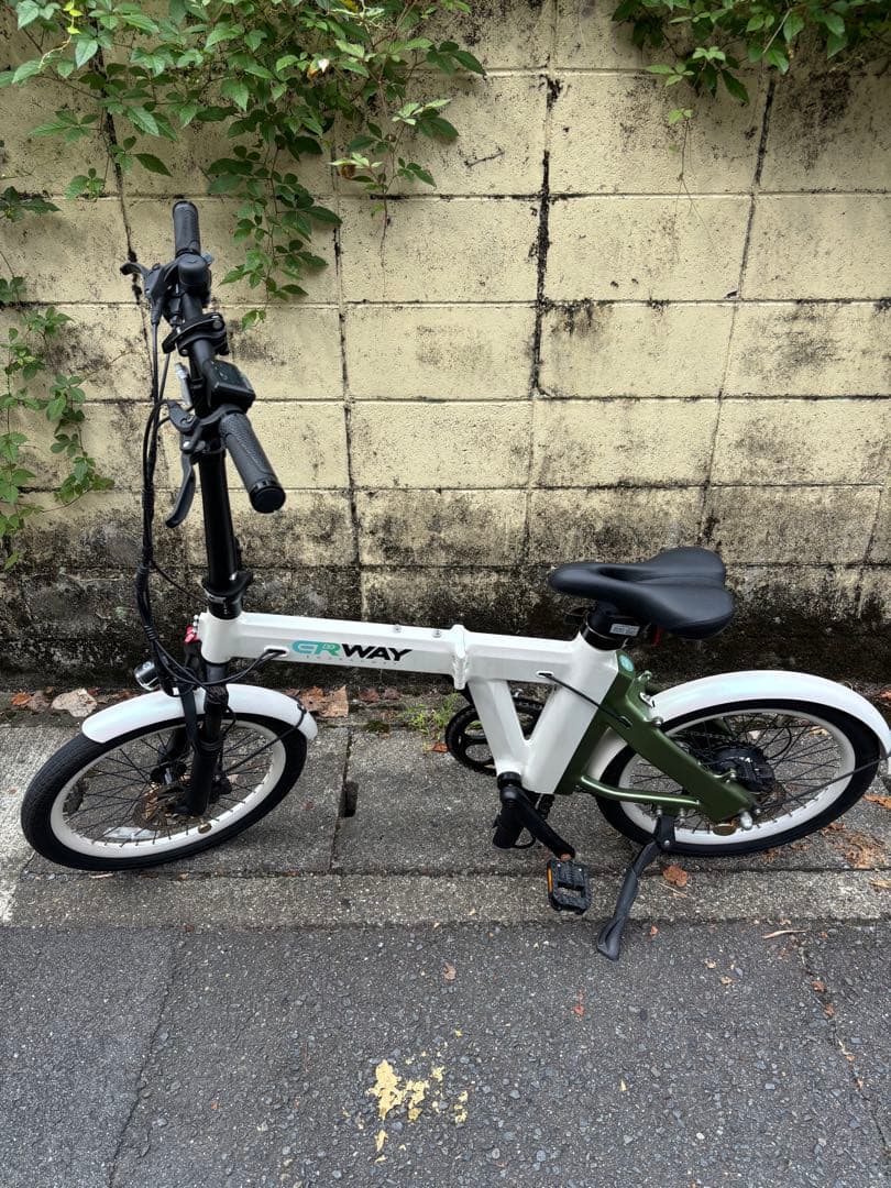 ERWAY A02 電動自転車ホワイトグリーン
