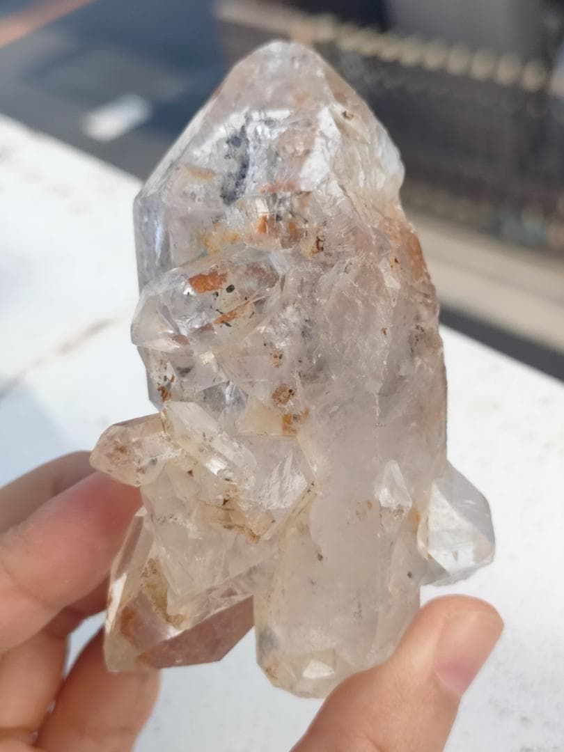 能量チャージ【8cmハーキマーダイヤモンド150g原石】C213パワーストーン