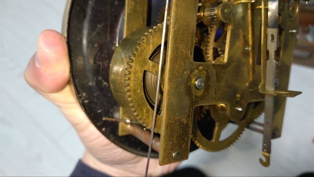 柱時計 掛け時計 精工舎 スリゲル型 節硝子 ジャンク