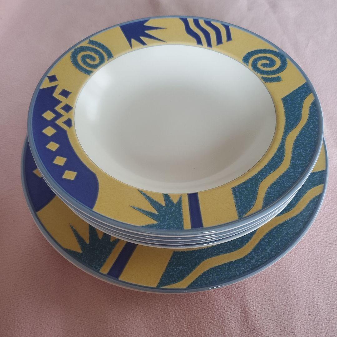 幾何学模様　MIKASA ビンテージ食器 　JOHN BERGEN