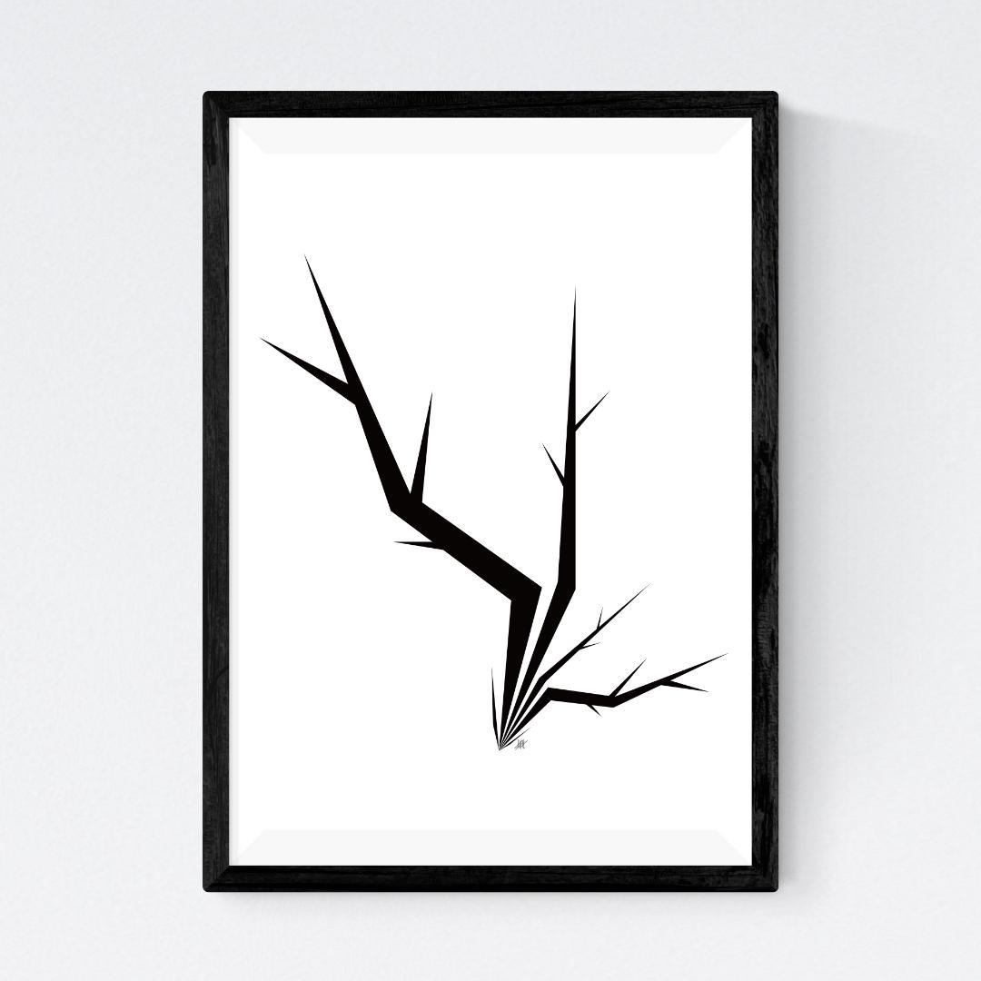 【送料無料】PASTELRIB アートポスター（A4サイズ）