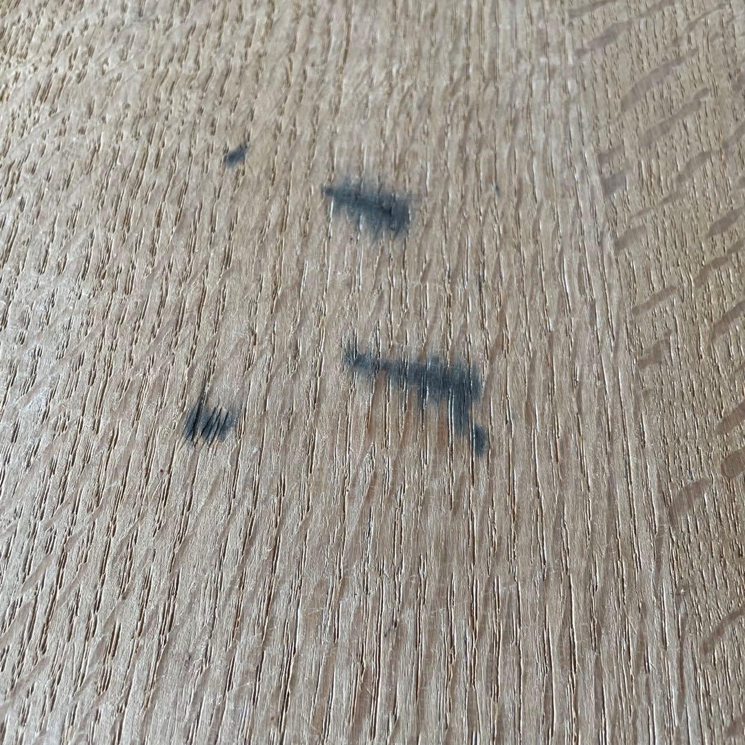 kkeeビンテージ　ダイニングテーブル デスク　作業台猫脚　剥離