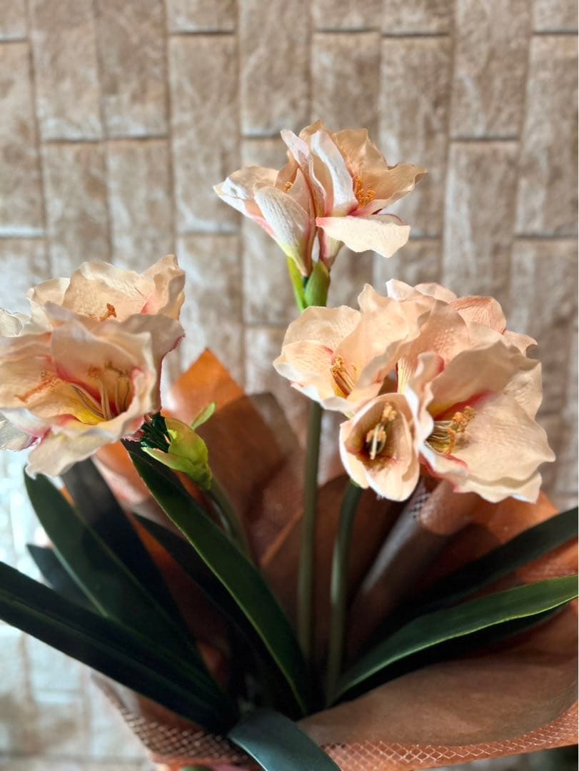 光触媒　人工観葉植物　ウォールグリーン　フェイクグリーン　胡蝶蘭　アマリリスsp