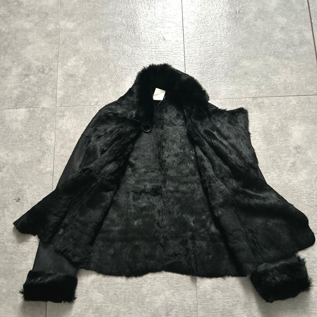 PLEIN SUDプレインスッド レザー毛皮ジャケット フランス製